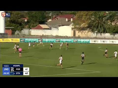 Rd 6 Hostplus SANFL Snapshot - South's Damon Freitag gets it back for goal on run