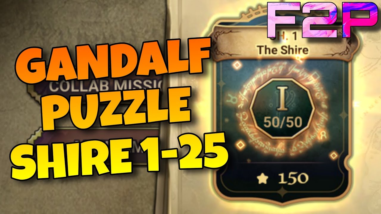 Shire 31-40 3 Star Guide - Summoners War Gandalf Puzzle Shire Walkthrough