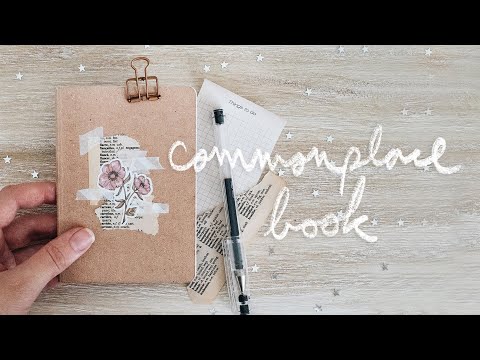 you should start a commonplace book