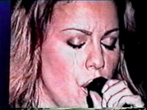 Mariah Carey - tears run down her face whilst performing Petals