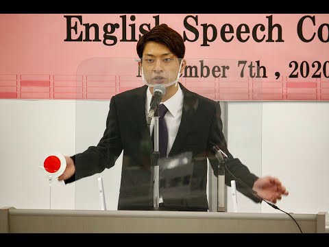 国際交流学科 第2回英語弁論大会【最優秀賞】平林 秀隆 さん
