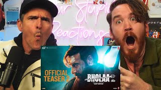 Bholaa Teaser 2 REACTION!! | Bholaa In 3D | Ajay Devgn | Tabu