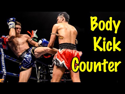 Muay Thai Body Kick Counter | Block And Return Low Kick