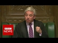 Speaker Bercow: Trump should not speak in Parliament - BBC News
