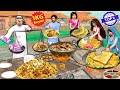 1Kg Chicken Biryani Mutton Cooking Bread Egg Omelette Street Food Hindi Kahaniya Hindi Moral Stories