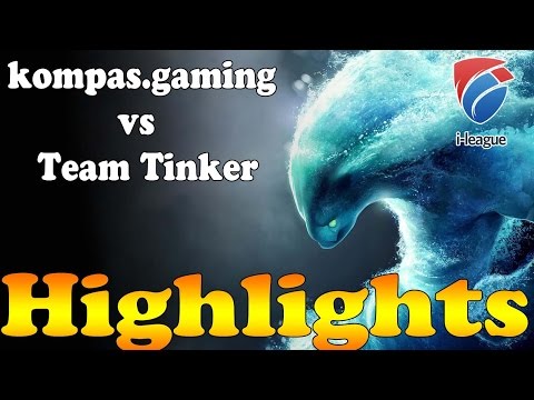 Dota 2 - Highlights : Team Tinker vs kompas.gaming - I-League !