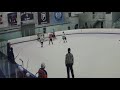 # 91 Orange behind net, change of direction, pass out front for goal (U14 2018-19)