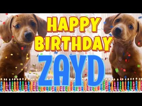 Happy Birthday Zayd! ( Funny Talking Dogs ) What Is Free On My Birthday
