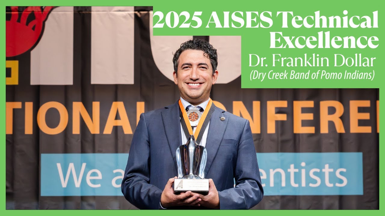 Dr. Franklin Dollar - 2025 AISES Technical Excellence Award