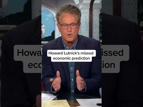 Howard Lutnick’s missed economic prediction
