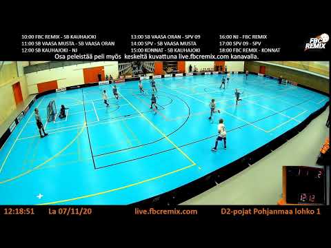 1 osa D2-pojat 10:00-12:20 07.11.2020 Pohjanmaa lohko 1