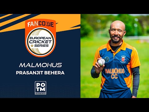 POTM: P.Behera - MAM vs LOM | Highlights | FanCode ECS Landskrona, Sweden Day 10 | ECS22.182