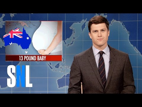 Weekend Update on Australian Woman's 13 Lb. Baby - SNL