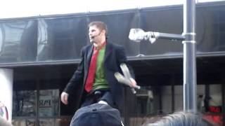 preview picture of video 'Unicycle - Bat Juggling Act'