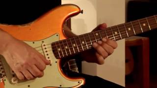 2015 1962 Fender Stratocaster Custom Shop, Faded Candy Tangerine Over Black, Part2