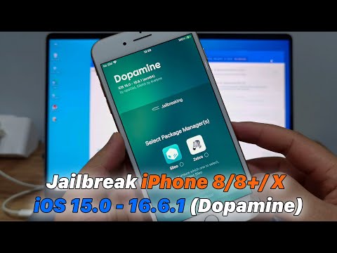 How To Jailbreak iPhone 8/8+/ X  | iOS 15.0 - 16.6.1 (Dopamine)