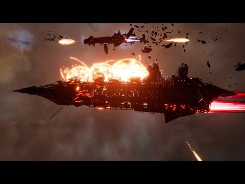 Skalgrim Mod 2021: Lux Imperator - Imperial Navy vs Chaos - Battlefleet Gothic Armada 2