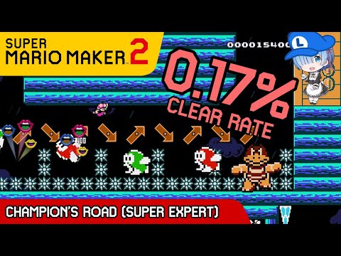 Champion's Road (Super Expert) - MYTHRA! Levels in SMM2 [0.17% Clear Rate]