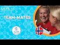 NORWAY Team-mates: ADA HEGERBERG & GURO BERGSVAND | #WEURO 2022
