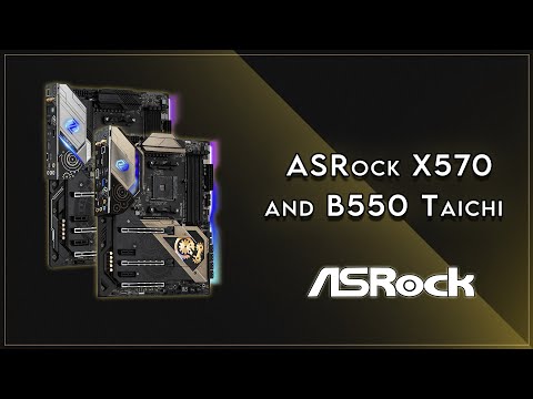ASRock X570 & B550 Taichi - Unboxing & Comparison