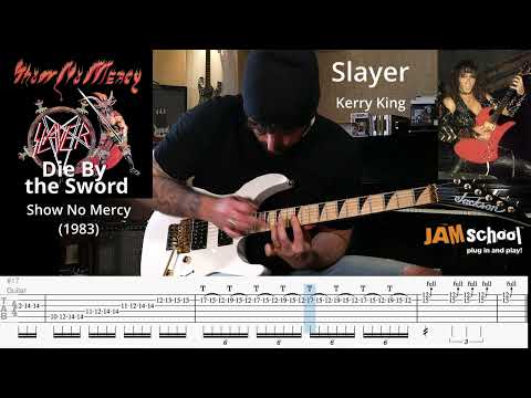 Slayer Die By the Sword Guitar Solo with TAB
