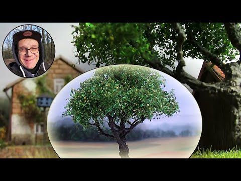 Model Building Tutorial: A gnarled little tree for the pond! #villagepondmodel 3 #kunstmichiworld...