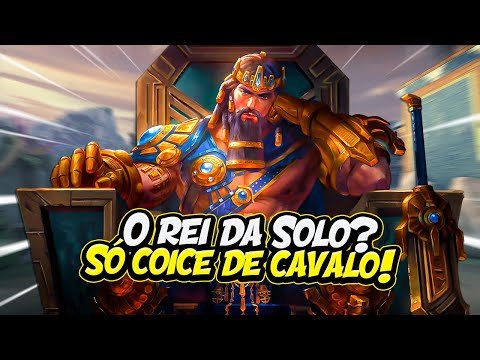 O REI DA SOLO? SÓ COICE DE CAVALO! - ⚡ Smite BR Conquista