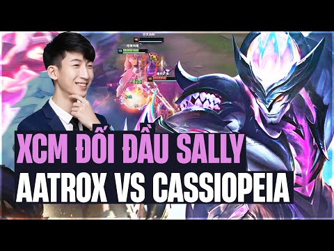XIAOCHAOMENG VS. SALLY, AATROX VS. CASSIOPEIA MATCH, AND A SUPER INTENSE GAME ON A SUPER-LEVEL ME...