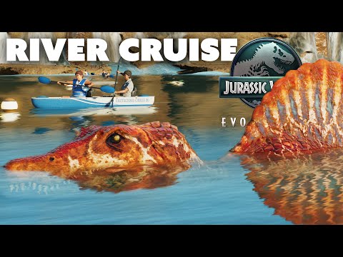 🔲 Building An EPIC River Cruise In Jurassic World Evolution 3