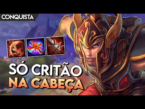 ONLY CRITO IN THE HEAD! MERCURY JUNGLER - Achievement - Smite BR