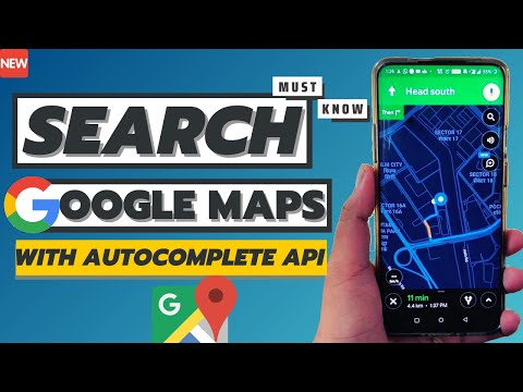 Flutter Google Maps Location Search | Flutter Location and Place Search Google Maps |Search Location