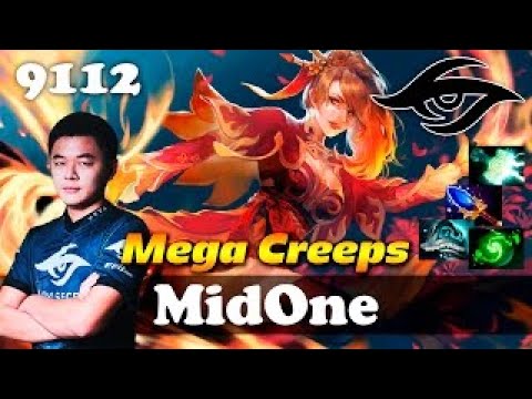 MidOne Lina [Mega Creeps] | 9112 MMR Dota 2