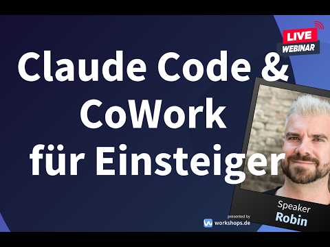 Webinar: Claude Code & CoWork für Einsteiger – AI-Agenten statt Chat-Fenster