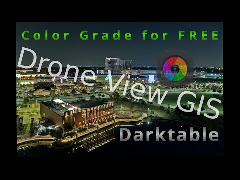Color Grade Drone Photos for FREE - Darktable