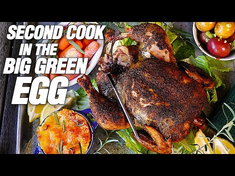 The Best Chicken I've Ever Tasted! Another FIRST Thing to Cook In Your Big Green Egg