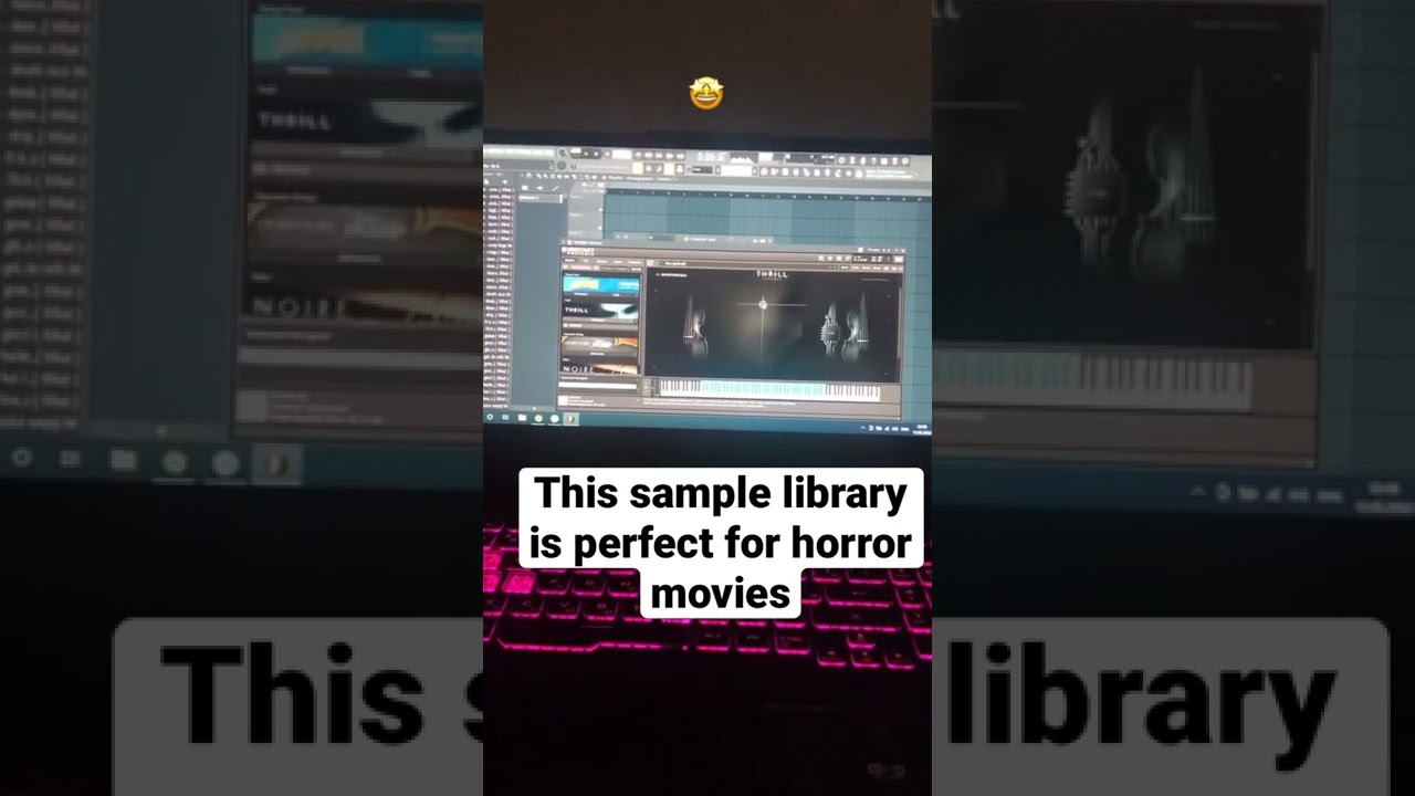 This sample library is perfect for writing for horror movies