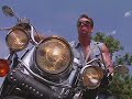 Billy Herrington rides his motorcycle
