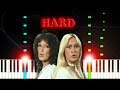 ABBA Mamma Mia Piano Tutorial Hard Version