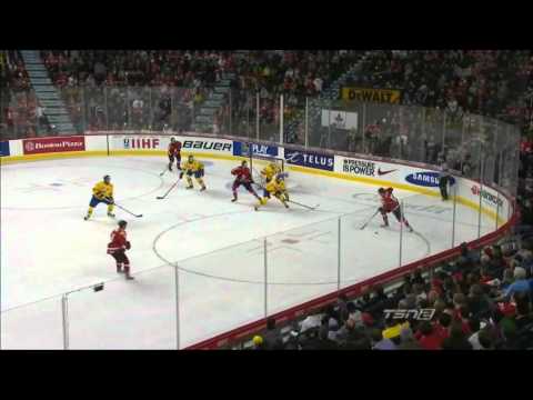 Sweden vs. Switzerland - SWISS GOALS - 2012 IIHF World Junior Championship