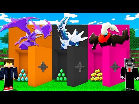ENCONTRE O COFRE SECRETO DOS POKEMONS LENDARIOS - MINECRAFT PIXELMON