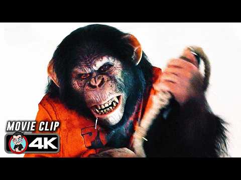 Trapped With Broken Fingers Scene | PRIMATE (2026) Movie CLIP 4K