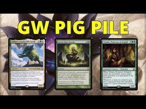 Mythic Society Vintage Weekly: GW Pig Pile (12/2/20) Round 1 vs Mono Red