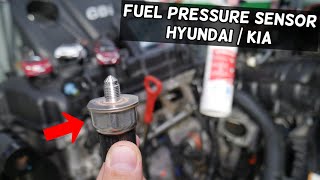 HYUNDAI KIA 2.4 GDI FUEL RAIL PRESSURE SENSOR LOCATION REPLACEMENT