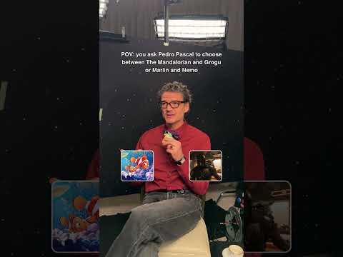 When you ask Pedro Pascal to choose between The Mandalorian and Grogu or Marlin and Nemo