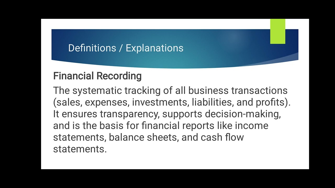 Entrep Lesson 7 Operation, Sales and Financial Reporting