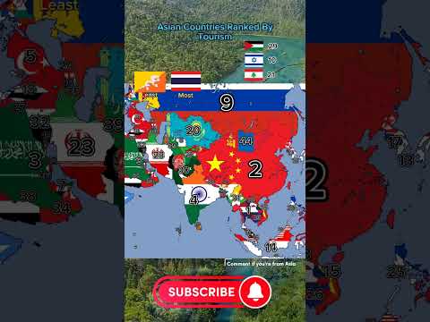 Asian Countries Ranked By Tourism