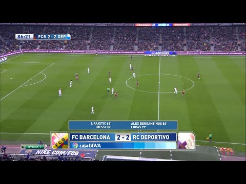 Barcelona 2 - 2 Deportivo La Coruña Full Match Highlights & All Goals HD Liga BBVA 2015