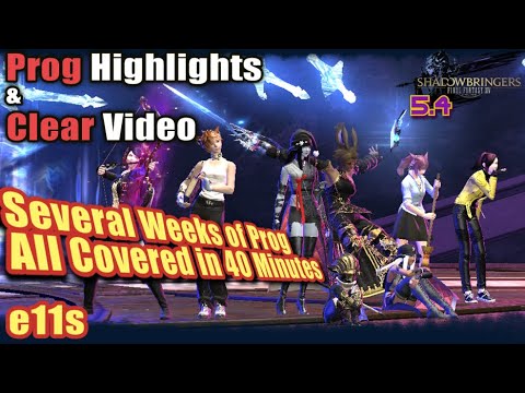 THE FIGHT OF RAPID MECHANICS | FFXIV | Blind Savage Prog Highlights & Clear Video (e11s)