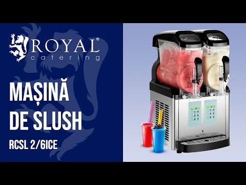 video - Mașină de Slush - 2 x 8 litri - funcție de înghețată