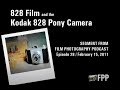 Kodak 828 Film Kodak Pony 828 Camera